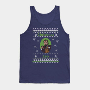 Christmas Humor Leo Ugly Christmas Sweater Tank Top