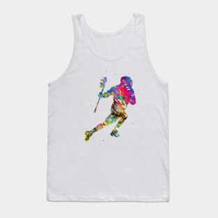 Lacrosse player Tank Top