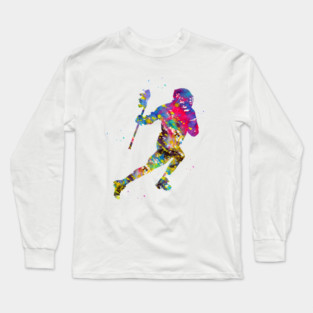 Lacrosse player Long Sleeve T-Shirt