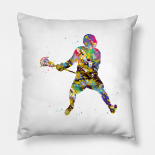 Lacrosse player Pillow
