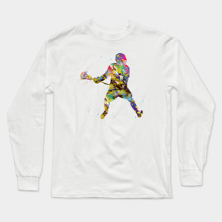 Lacrosse player Long Sleeve T-Shirt