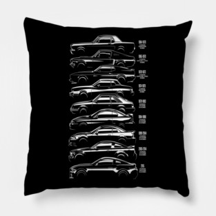 Ford Mustang History Pillow