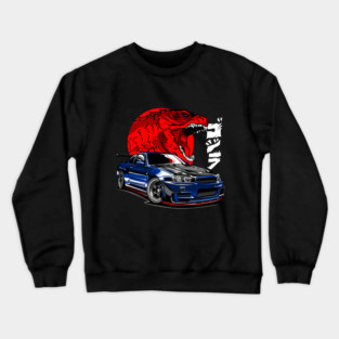 Nissan GT-R R34 Crewneck Sweatshirt