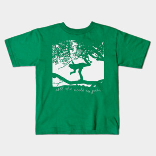 Tom Waits - All the World is Green Kids T-Shirt