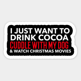 Cocoa, Dogs, and Xmas Magnet