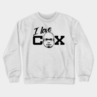 OH YES! OH YES! - Carl Cox Black Print Crewneck Sweatshirt
