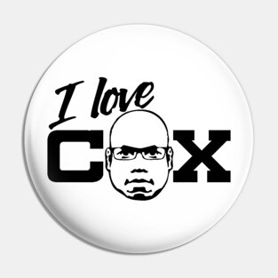 OH YES! OH YES! - Carl Cox Black Print Pin