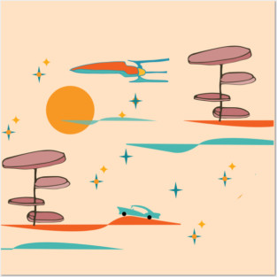 Vintage Travel Posters and Art