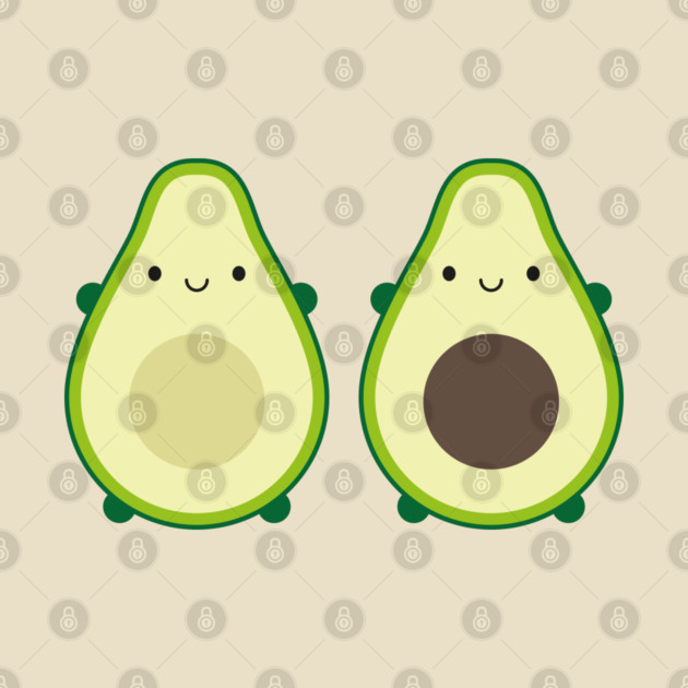 Kawaii Avocados by marcelinesmith