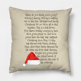 Christmas Rant Pillow