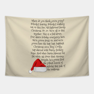 Christmas Rant Tapestry