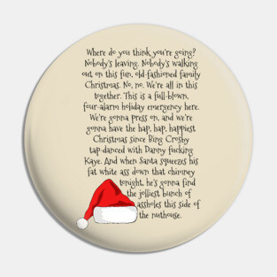 Christmas Rant Pin