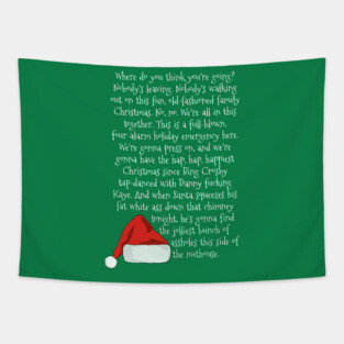 Christmas Rant Tapestry
