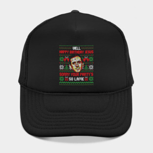Happy Birthday Jesus Funny Ugly Sweater Hat