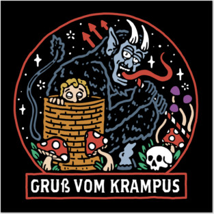Gruß vom Krampus Posters and Art