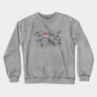 Intergalactic Battleship Crewneck Sweatshirt