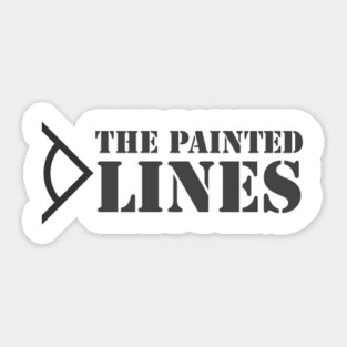 The Painted Lines Sticker