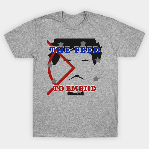 The Feed to Embiid T-Shirt by The Painted Lines