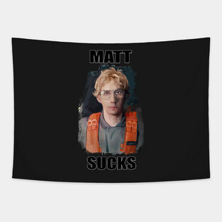 Matt Sucks Tapestry