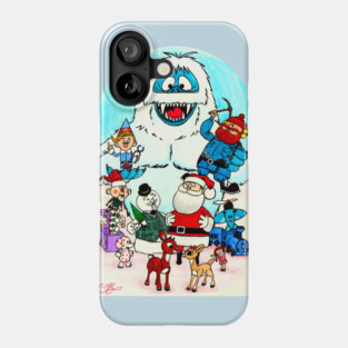 Rudolph the Red Nosed Reindeer Family Portrait Phone Case