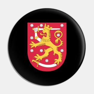 Coat of arms of Finland Pin
