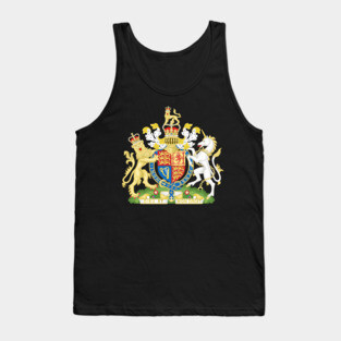 Royal Coat of Arms of the United Kingdom Tank Top