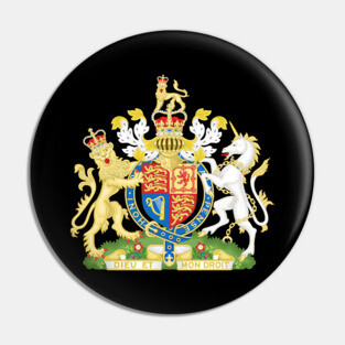 Royal Coat of Arms of the United Kingdom Pin