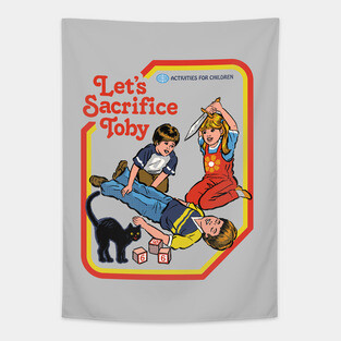 Let's Sacrifice Toby Tapestry