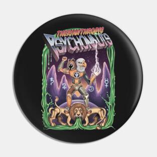 Therianthropic Psychonauts Pin