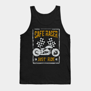 Cafe Racer - Just Ride. Tank Top