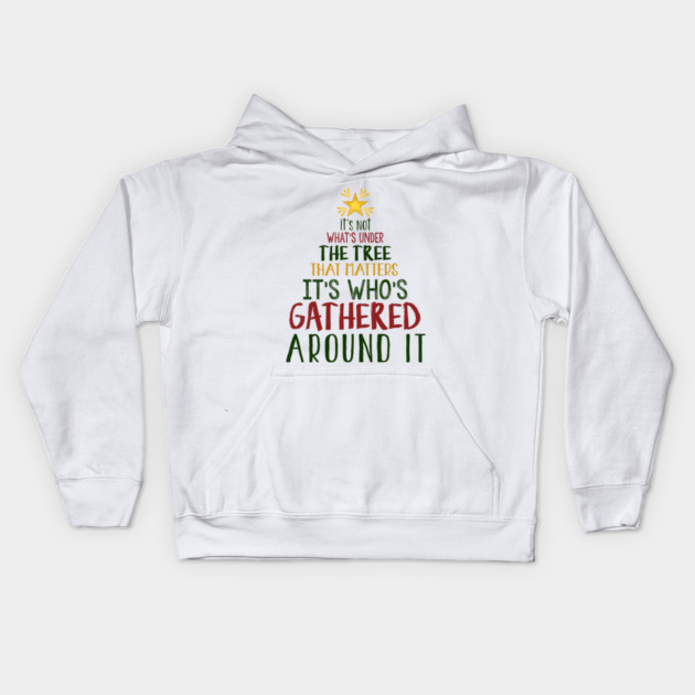 It's Not What's Under The Tree Kids Hoodie by MCALTees