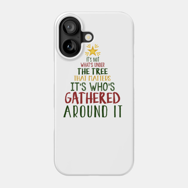 It's Not What's Under The Tree Phone Case by MCALTees