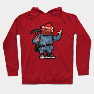Rudolph Stickers Hoodie