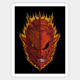 Fire and Death Sticker