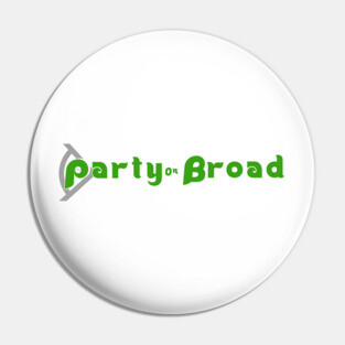 Party on Broad Podcast Pin