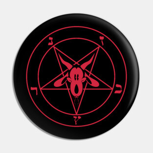 Cute Satanic Pentagram Pin