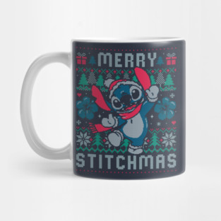 Merry Stitchmas Funny Cute Christmas Gift Mug