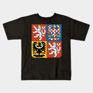 Greater coat of arms of the Czech Republic Kids T-Shirt