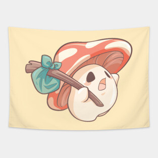 The Mushroom Traveller Tapestry