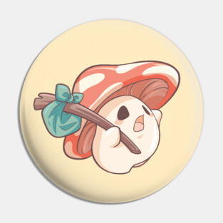 The Mushroom Traveller Pin