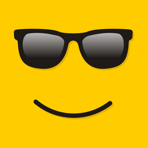 Smiling Face with Sunglasses Sunglasses Emoji Pillow TeePublic