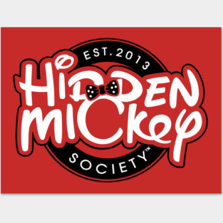 Dots that Rock Black & White HMS Logo Posters and Art