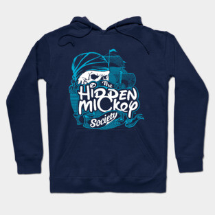 2-Color HMS Pirate Logo (Blue) Hoodie