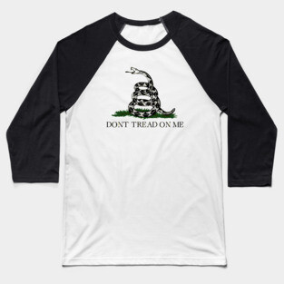 Don't tread on me - Flag Baseball T-Shirt