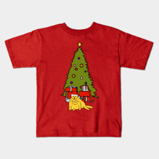 Christmas Cat Kids T-Shirt