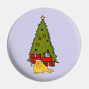Christmas Cat Pin