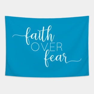 Faith over Fear Tapestry