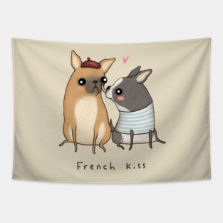 French Kiss Tapestry