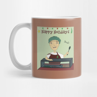 Happy holidays from cafeteria lady Mug