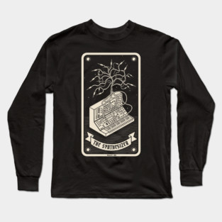 Modular Synthesizer Tarot Card Long Sleeve T-Shirt